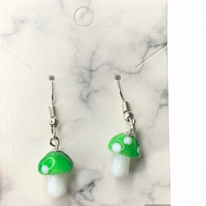 Mushroom earrings